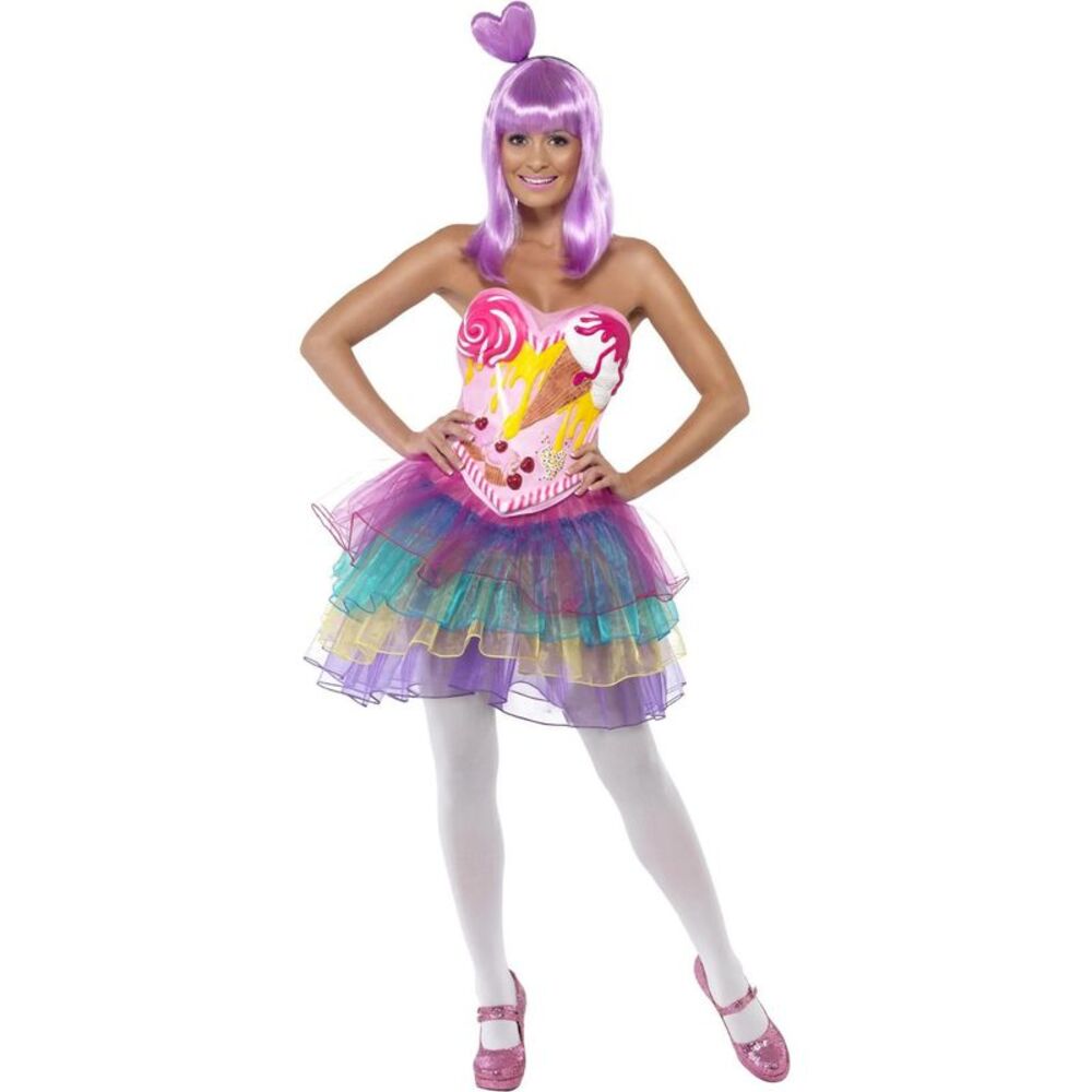 Smiffys Womens/Ladies Candy Queen Costume / Multicolored